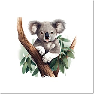 Koala In Australia Posters and Art